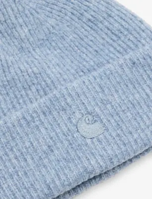 CARHARTT WIP Curtis Logo-Embroidered Stretch-Knit Beanie detail 2