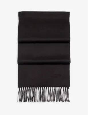 ASPINAL OF LONDON Tassel-embellished cashmere scarf