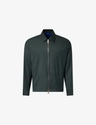 PAUL SMITH Long-Sleeve Collared Wool Jacket
