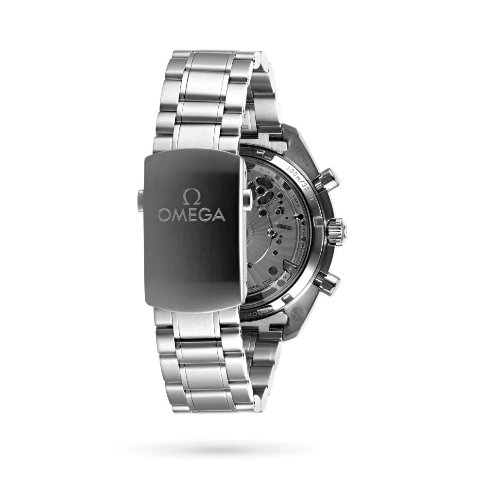Omega Speedmaster Mens 44.25mm Co-Axial Automatic Moonphase Watch in Black, additional product view 3
