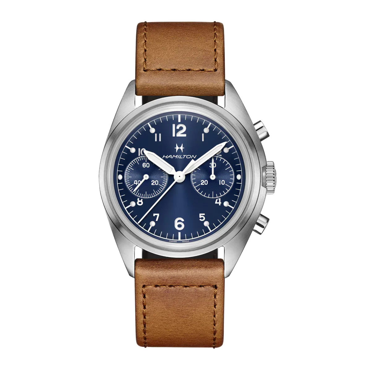 Hamilton Khaki Aviation Pilot Pioneer Mechanical Chrono 40mm Unisex Watch
