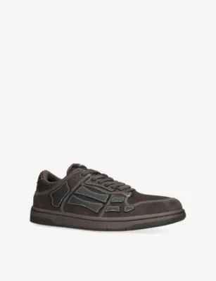 AMIRI Skel Suede Trainers - EUR 46 / 12 UK MEN in DARK BROWN, additional product view 3