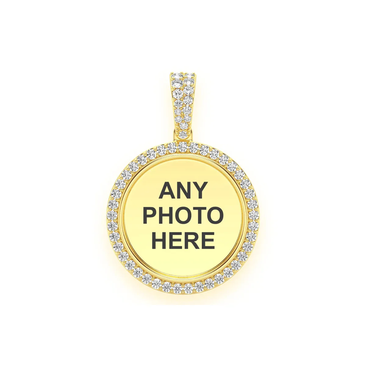 For Him Picture Memory Diamond Pendant in 0.50ctw / Rose Gold / Natural Diamond – Pendant