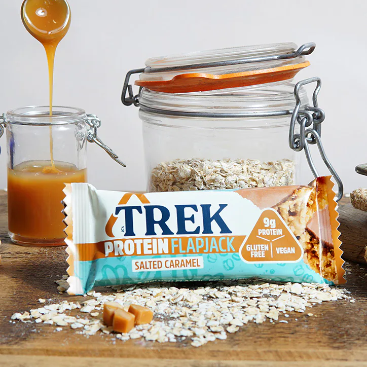 TREK Salted Caramel Protein Flapjack 50g, additional product view 3