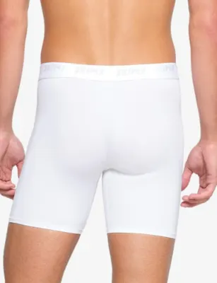 SKIMS Stretch Pack of Three 5-inch Modal-Jersey Boxer Briefs detail 3