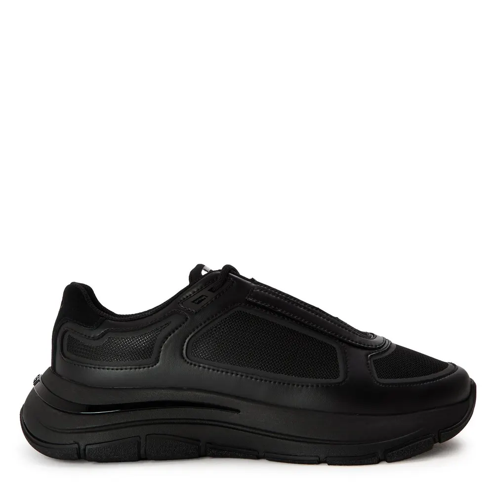 Mallet Men's Alton Low-Top Trainers in Blackout – Footwear