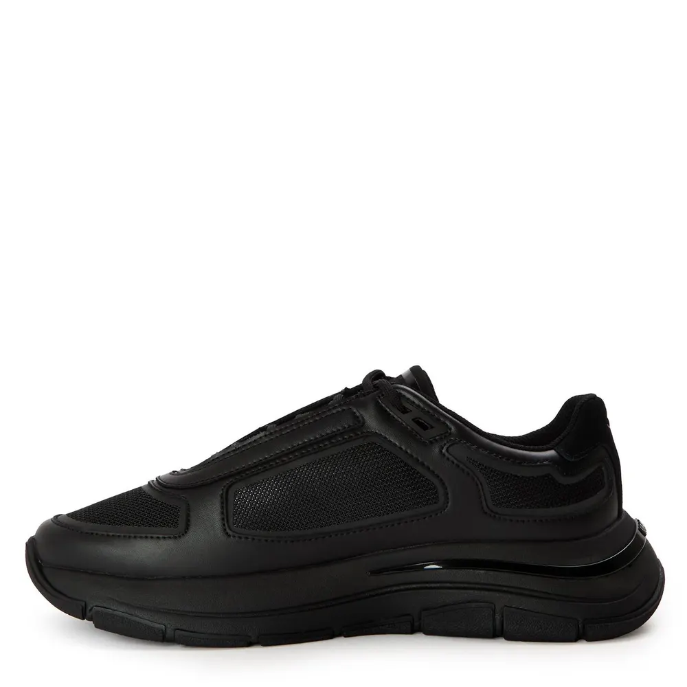 Mallet Men's Alton Low-Top Trainers in Blackout, additional product view 2