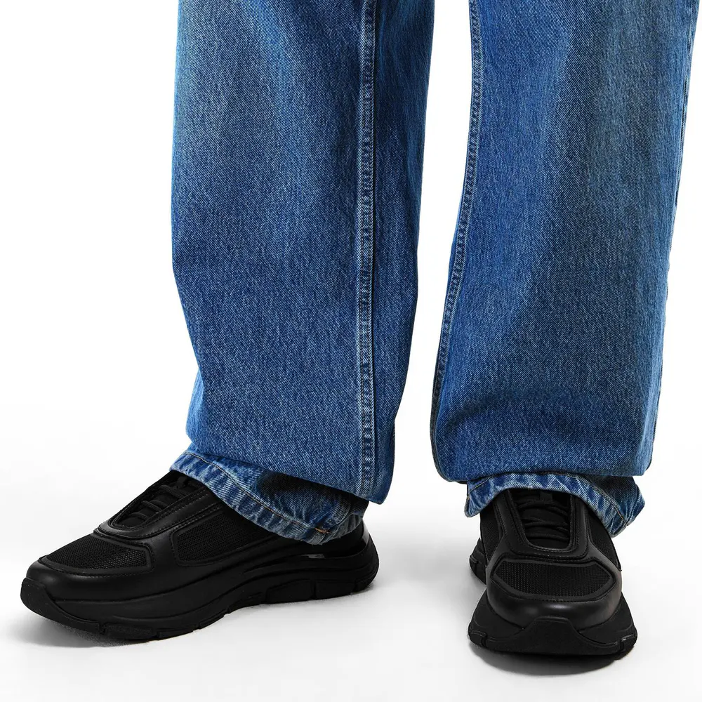 Mallet Men's Alton Low-Top Trainers in Blackout, additional product view 3