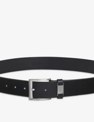 BOSS Logo-Keeper Leather Belt - 44 detail 2