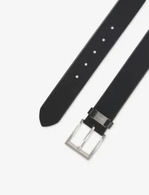 BOSS Logo-Keeper Leather Belt - 44 detail 3