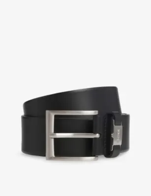 BOSS Logo-Keeper Leather Belt - 44