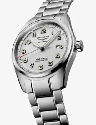 LONGINES L3.811.4.73.6 Longines Spirit Stainless-Steel Automatic Watch in STAINLESS STEEL, additional product view 3