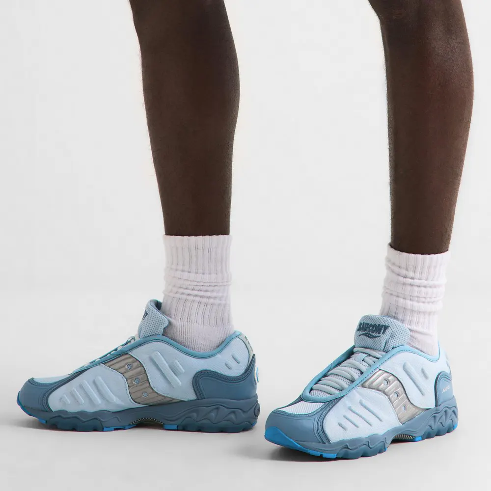 Saucony Men's Low-Top Trainers in Blue, additional product view 3
