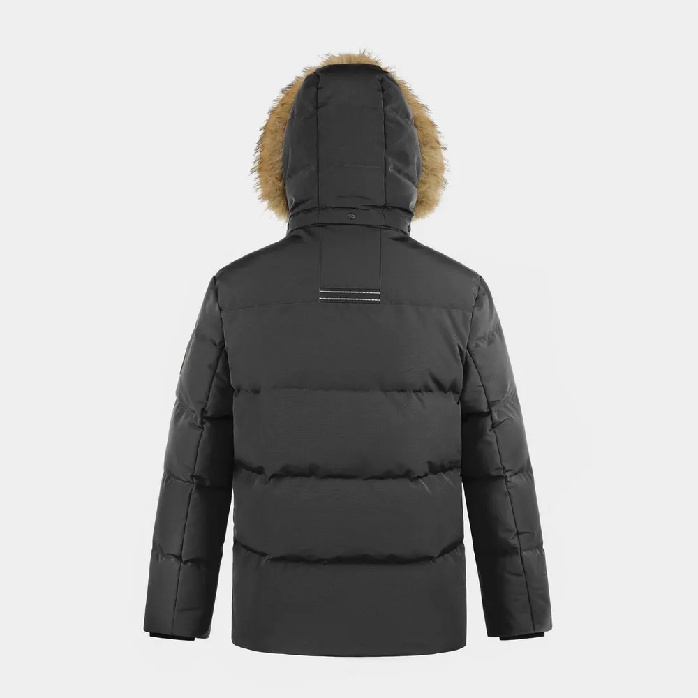 Arctic Army Men's Muskox Waterproof Baffle Stitching Detachable Hood Parka detail 2