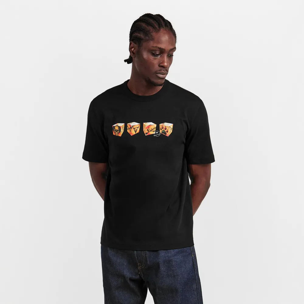 PS Paul Smith Men's Cube Graphic T-Shirt detail 3