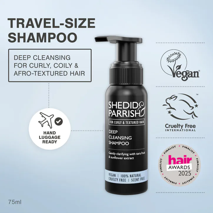 Shedid & Parrish Travel Gift set - Shampoo, Conditioner, Leave In, Serum, Curl Styler & Afro Butter detail 2