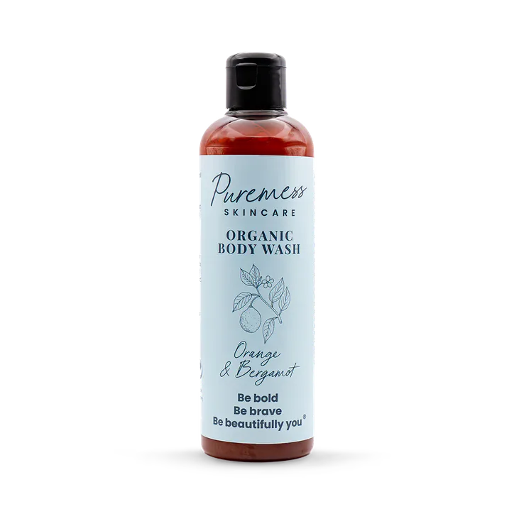 Puremess Skincare Organic Body Wash 250ml - Orange & Bergamot