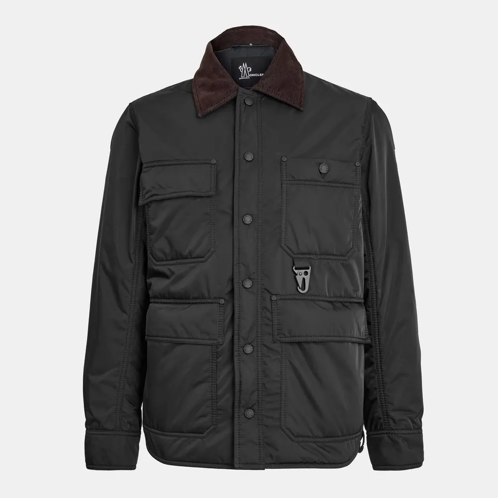 Moncler Grenoble Men's Lightweight Weather-Resistant Rain Anorak