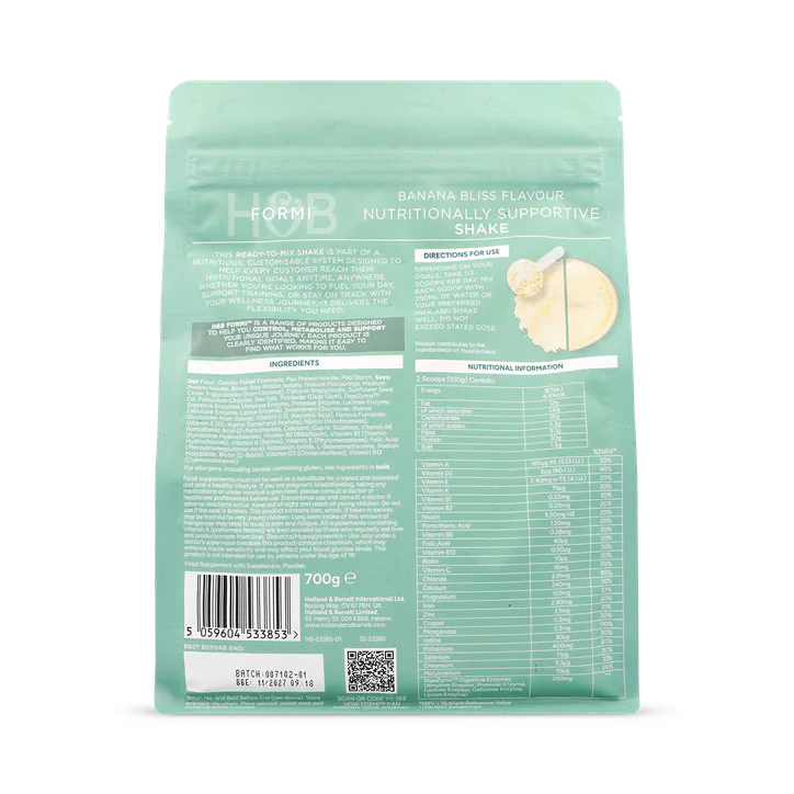 Formi Nutritionally Supportive Shake Banana Flavour 700g, additional product view 2