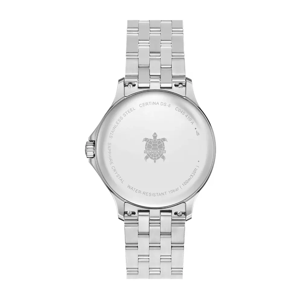 Certina DS-8 Gent 40mm, Stainless Steel, Black Dial in Black, additional product view 2
