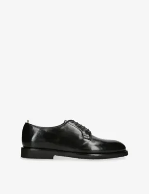 OFFICINE CREATIVE Bariton Leather Derby Shoes - EUR 42.5 / 8.5 UK MEN in BLACK – Mens | Smart shoes | Derby shoes