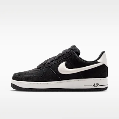 Nike Air Force 1 '07 LV8 Men's Shoes - Black/Sail in Black/Sail – Nike men's and unisex