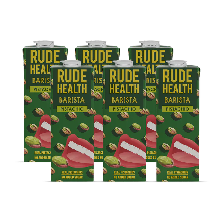Rude Health Barista Pistachio M*lk 6x 1L – Food & Drink > Dairy Free Drinks > Nut Drinks