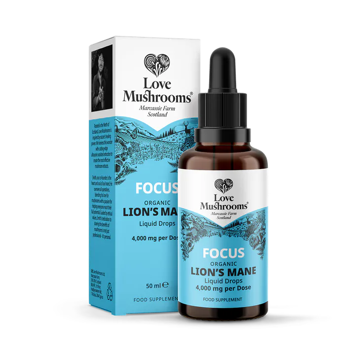 Love Mushrooms Organic Lion's Mane 4000mg Drops