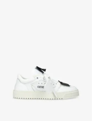 OFF-WHITE C/O VIRGIL ABLOH 3.0 Off-Court Low-Top Leather Trainers - EUR 43 / 9 UK MEN in White – Mens | Trainers | Lace up trainers
