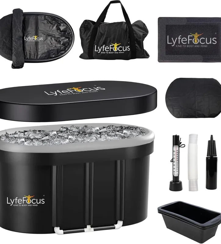 Lyfe Focus LyfeFocus Ice Bath 100cm Black Top, additional product view 2