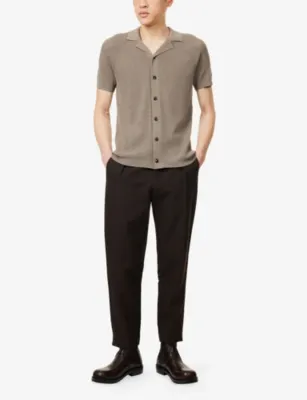 NOBL Emilio Open-Weave Knitted Shirt detail 2