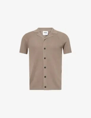 NOBL Emilio Open-Weave Knitted Shirt