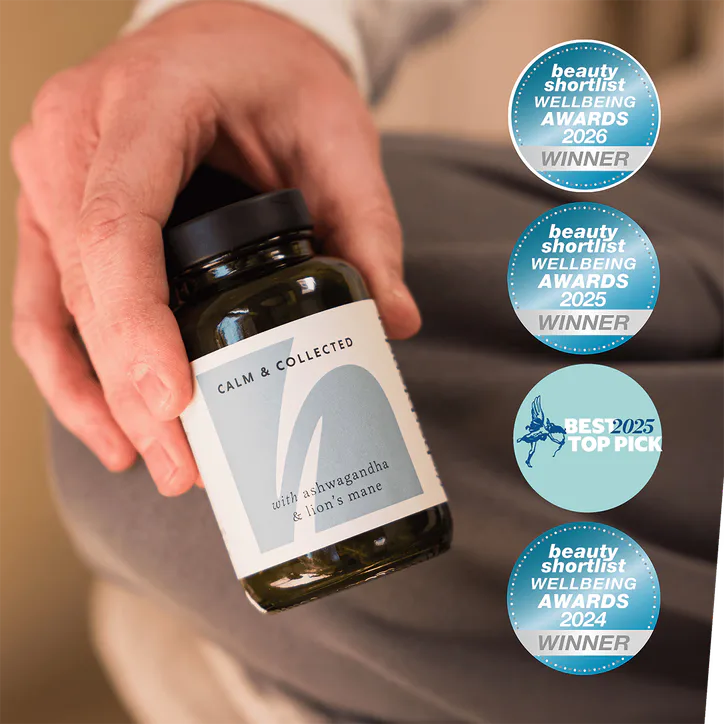 The Herbtender CALM & COLLECTED with Ashwagandha and Lion's Mane 60 Vegan Capsules detail 3