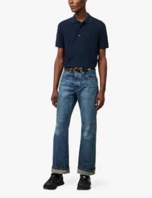 TOM FORD Stretch-Woven Polo Top detail 2