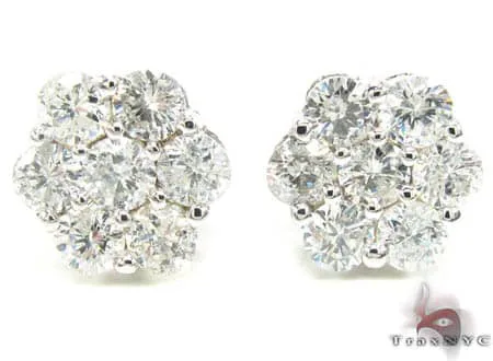 RINA - For Him FACTORY VS Cluster Earrings 17298 in Rose Gold – Earrings