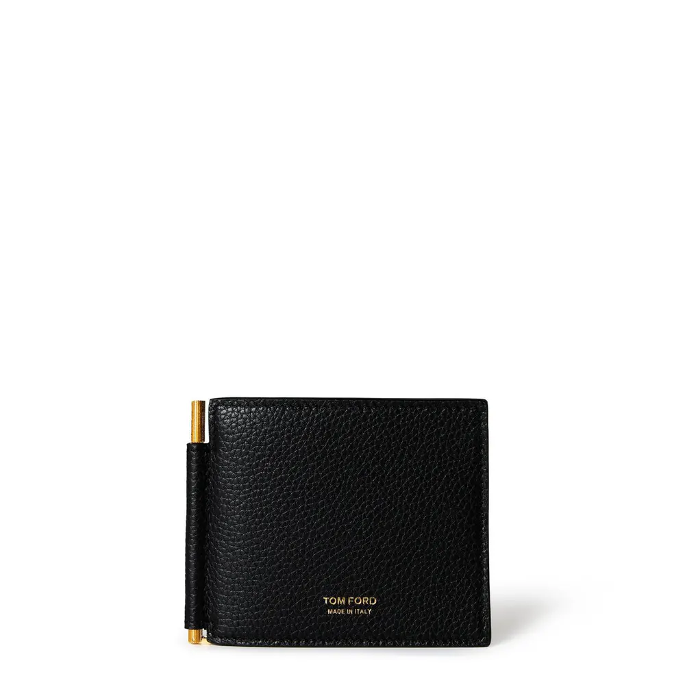 Tom Ford Grain Soft Metal Clip Cardholder