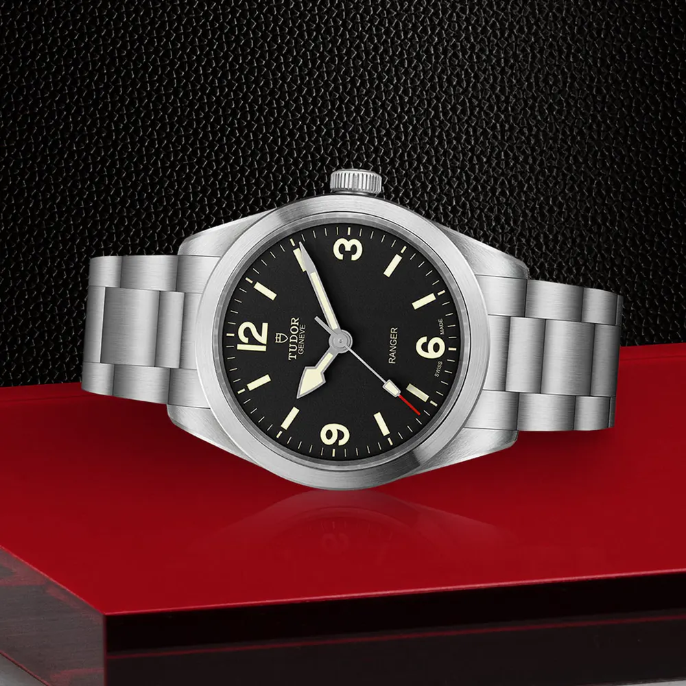 Tudor Ranger 39mm Stainless Steel in Black, additional product view 3