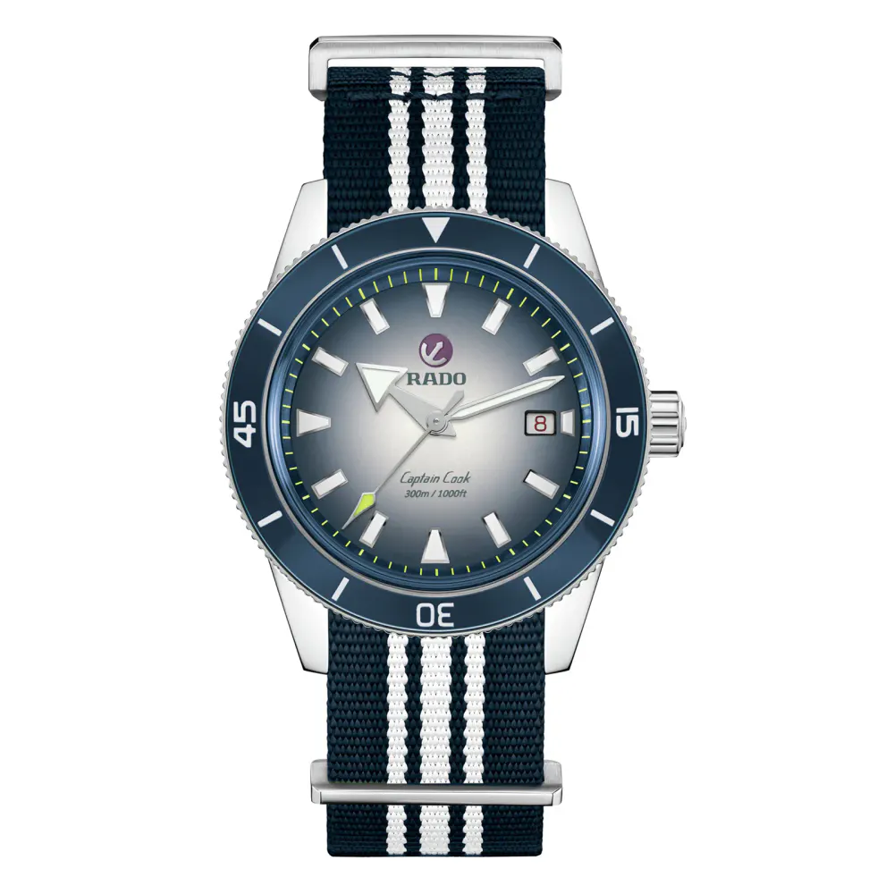 Rado Captain Cook Automatic 42mm Mens Watch in Blue, additional product view 3