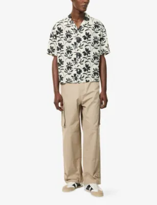 MKI MIYUKI-ZOKU Vacation Floral-Print Linen-Blend Shirt detail 2