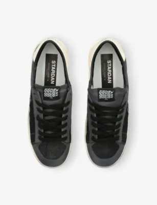 GOLDEN GOOSE Men’s Stardan Suede and Mesh Trainers - EUR 41 / 7 UK MEN in GREY/M.CMB, additional product view 2