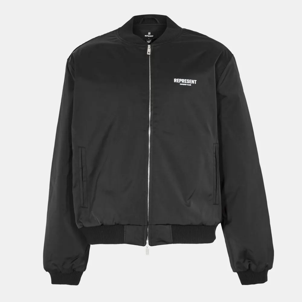 Represent Men's Contrast Sleeve Varsity Jacket