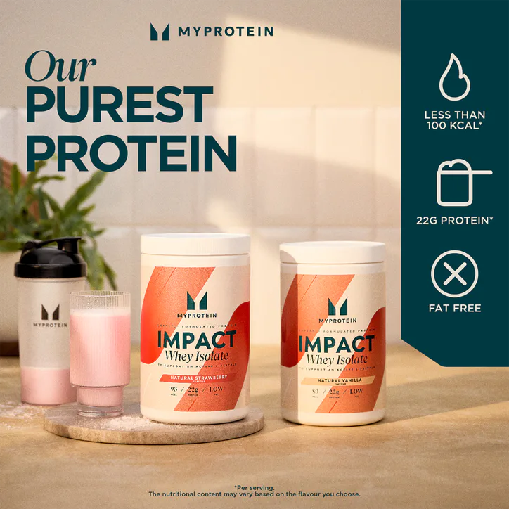 Myprotein Impact Whey Isolate Natural Vanilla 480g detail 2