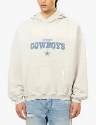 REPRESENT x NFL Dallas Cowboys Jersey Hoody detail 3