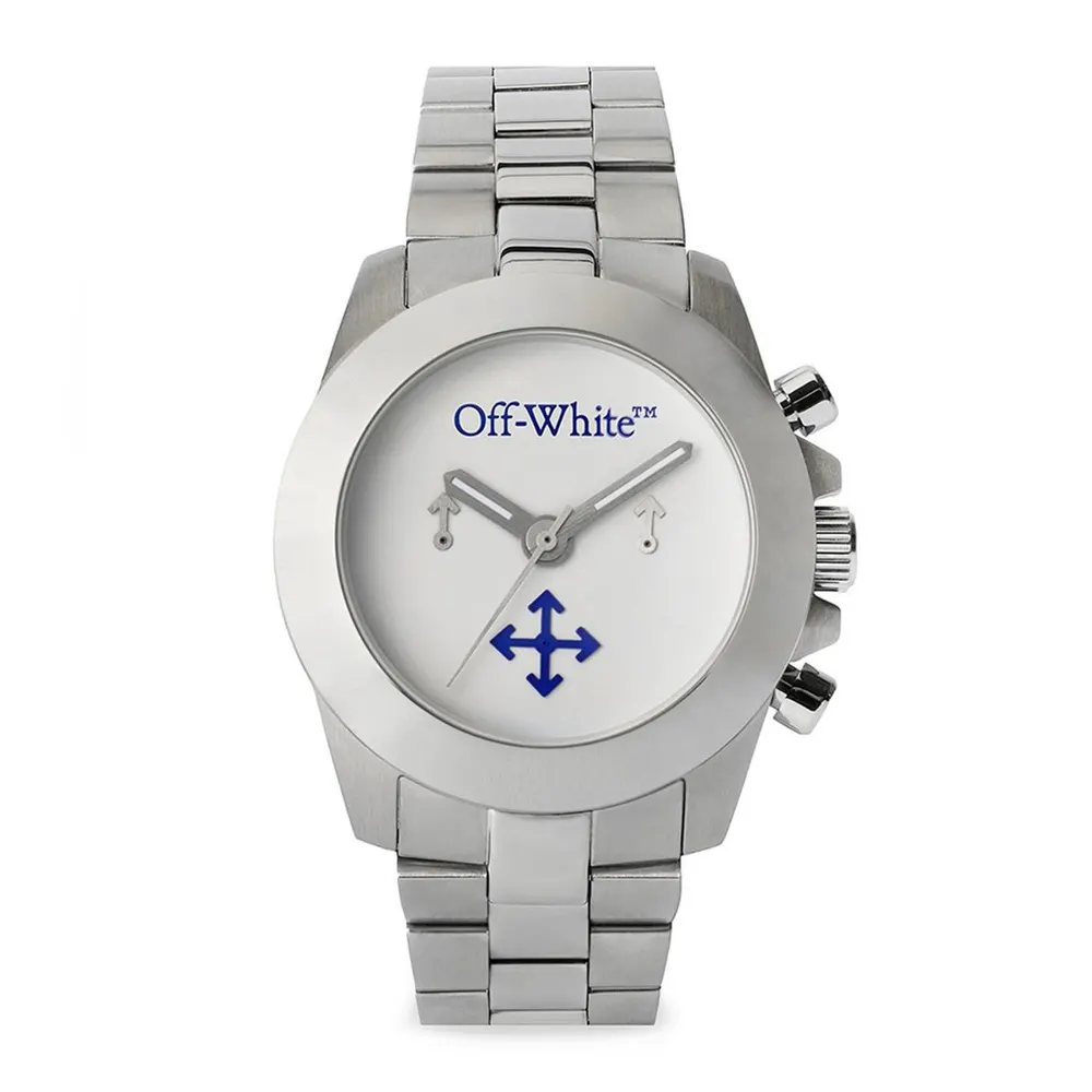Off White Reset Watch in Blue/Silver – Accessories