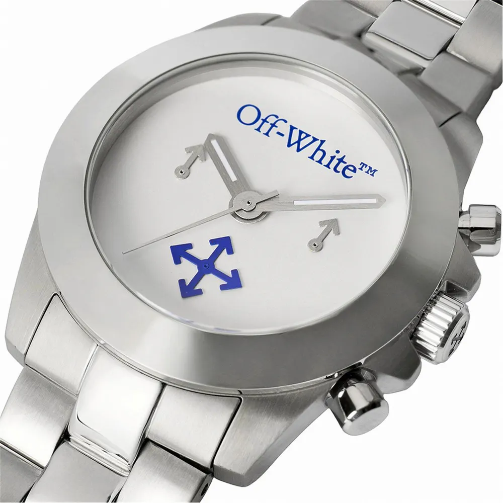 Off White Reset Watch in Blue/Silver, additional product view 2