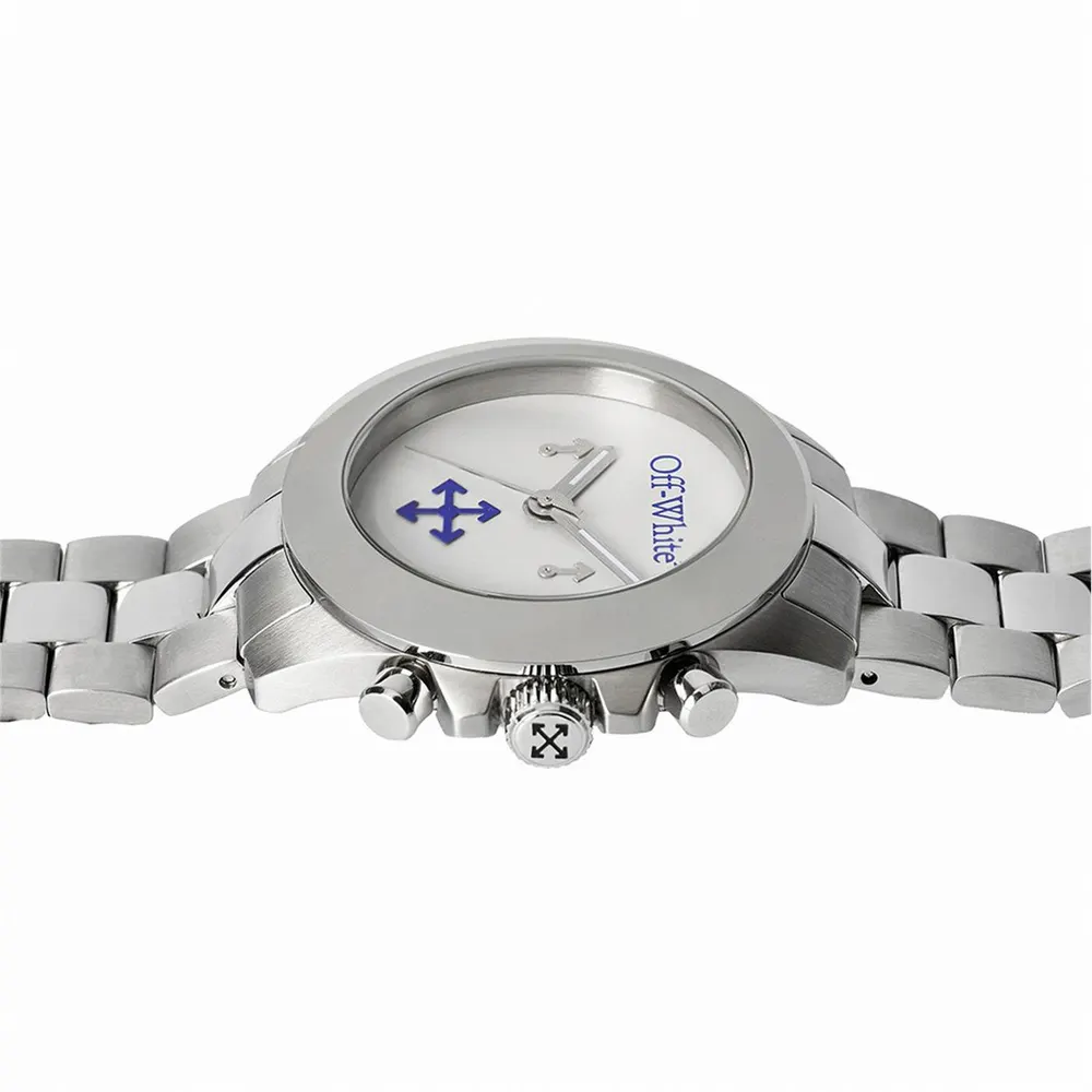 Off White Reset Watch in Blue/Silver, additional product view 3
