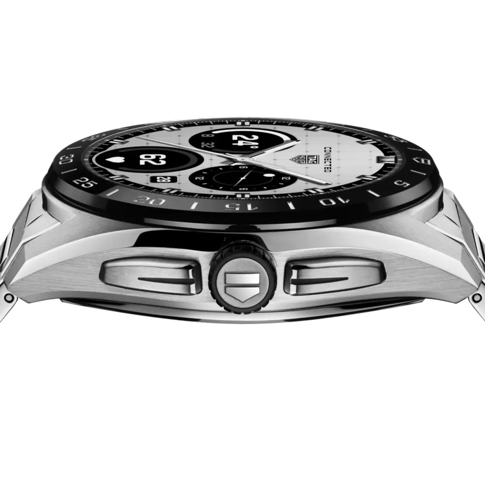TAG Heuer Connected Calibre E5 45mm Mens Watch Steel Strap detail 3