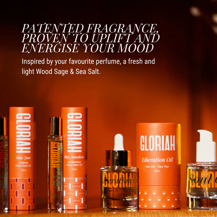 GLORIAH Hey, Sunshine Menopause Energy and Mood Boost rollerball 10ml, additional product view 2