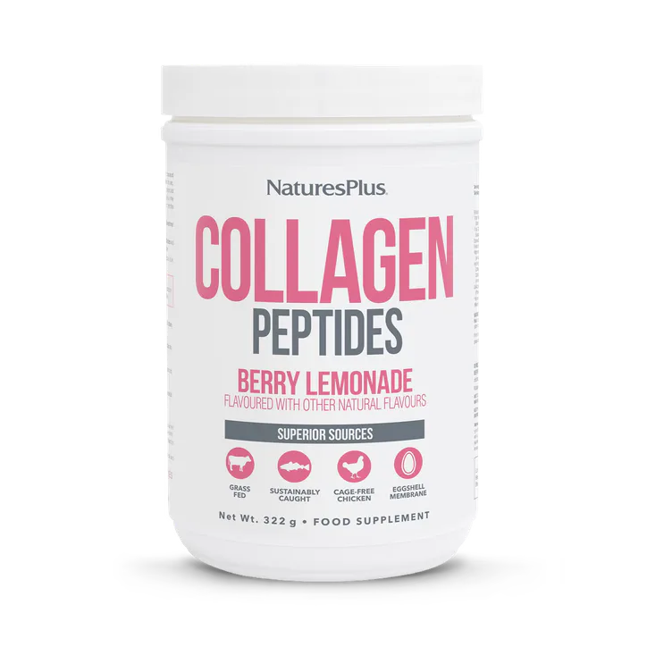 NaturesPlus Collagen Peptides Powder Berry Lemonade 322G