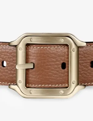 CARTIER Santos Reversible Leather Belt detail 2